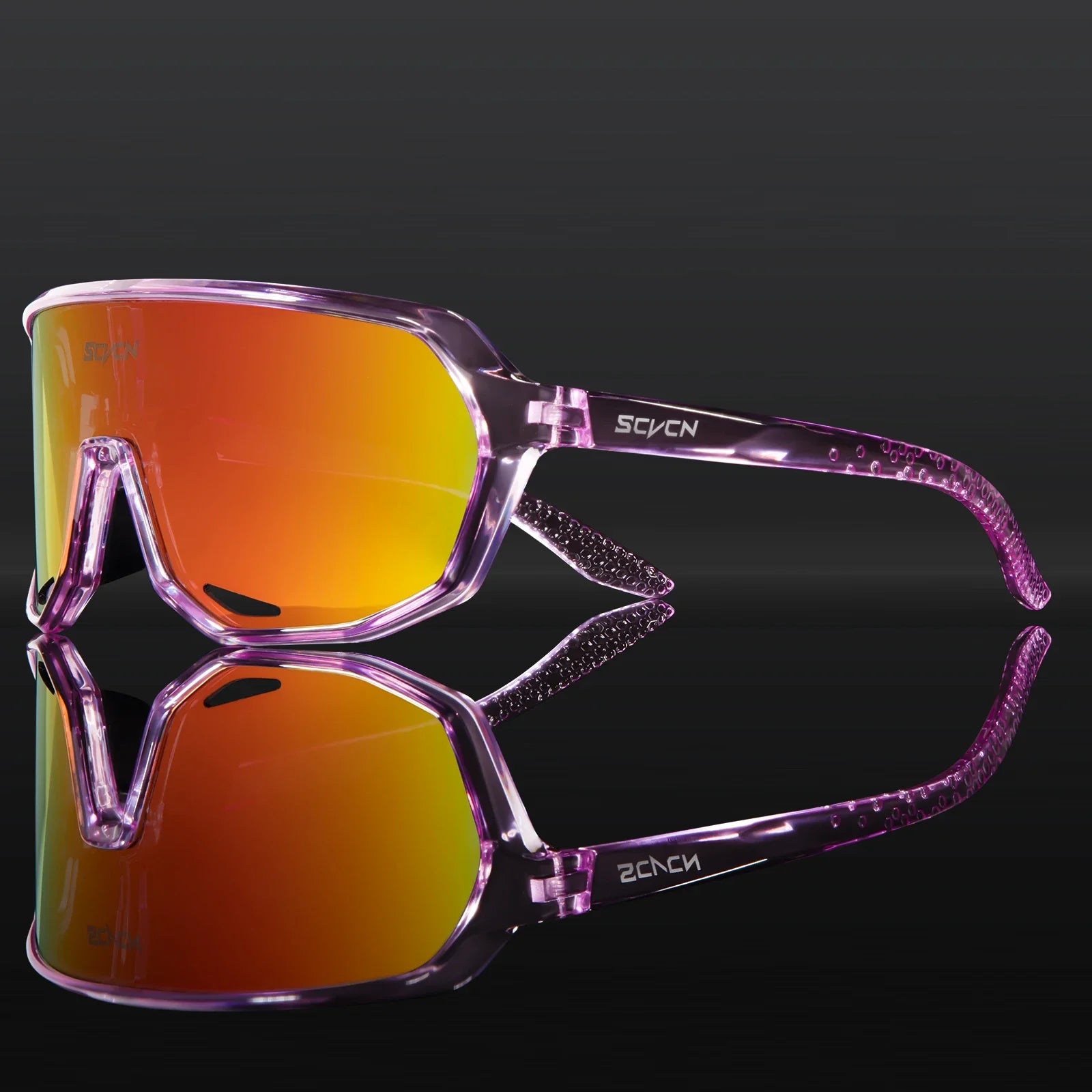 Scvcn Cycling Glasses Photochromic Sunglasses for Men Sun Mountain Bike Road Bicycle Eyewear Cycle Goggles Sports UV400 MTB