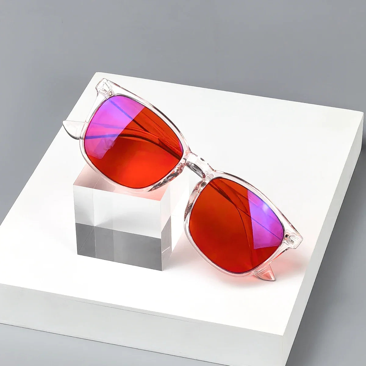 Red Lens 100% blue light Blocking Glasses, Orange Lens Anti fatigue Glasses Fashion Glasses Women Man Computer Gaming Glasses