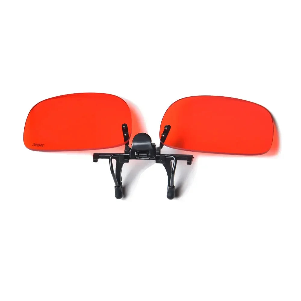SHINU Orange Lenses Clip On Blue Light Blocking Glasses Can By Dyed Color With Perscription Lenses Myopia Glasses Men Or Women