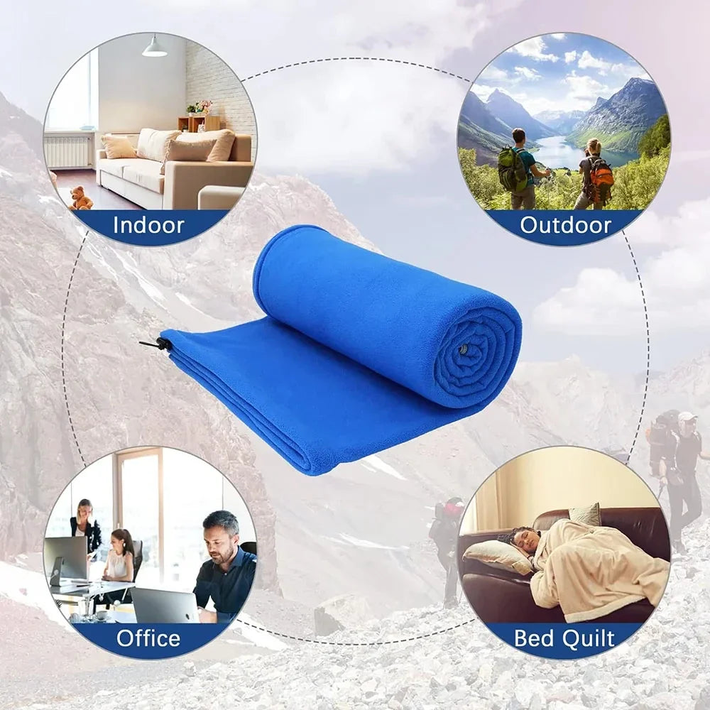 Outdoor Fleece Sleeping Bag 180xcm Single Down Sleeping Bag Inner Lining Warm Sleeping Bag Outdoor Camping and Travel Supplie5