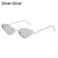 Summer Retro Small Oval Sunglasses Ladies Vintage Shades Cat Eye Sun Glasses Men Women Rectangular Eyeglasses Protection 400UV