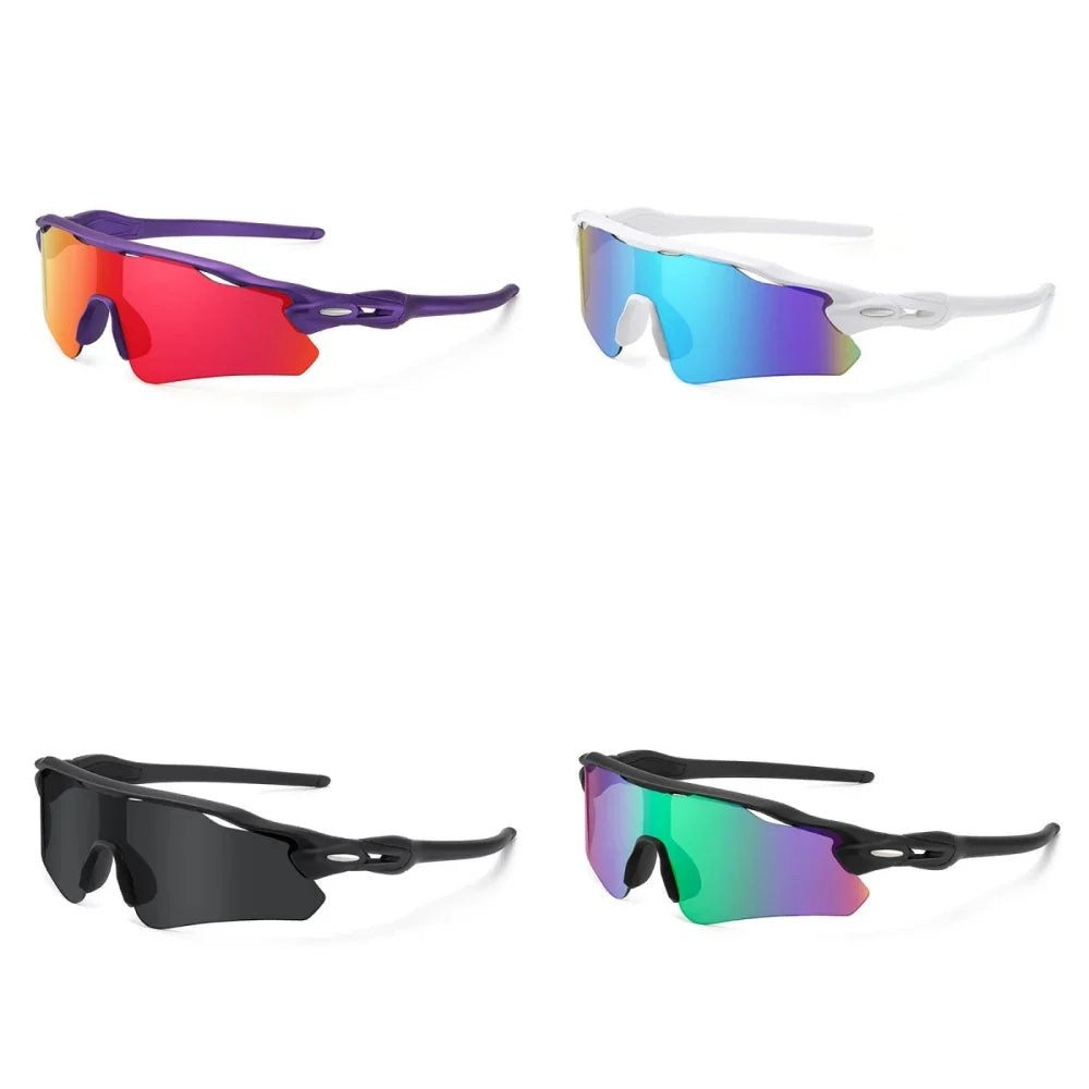 Cycling Sunglasses Men UV Blocking Windproof Marathon Climbing Goggles Sports Eyewear for Outdoor Activities