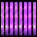 30pcs Pink LED Foam Stick Sponge Light Stick Light Up Baton Wands Cheer Tube Glow in The Dark Party Supplies for Raves Concert