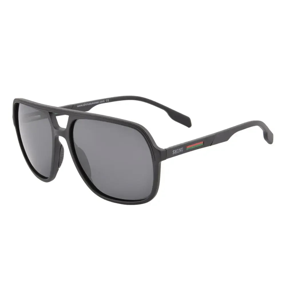 Men Sunglasses Polarized Tr90  Vintage Anti-Uv Driving  Black Goggles Eyewear Rectangle Shades Sun Glassed For Men Custom