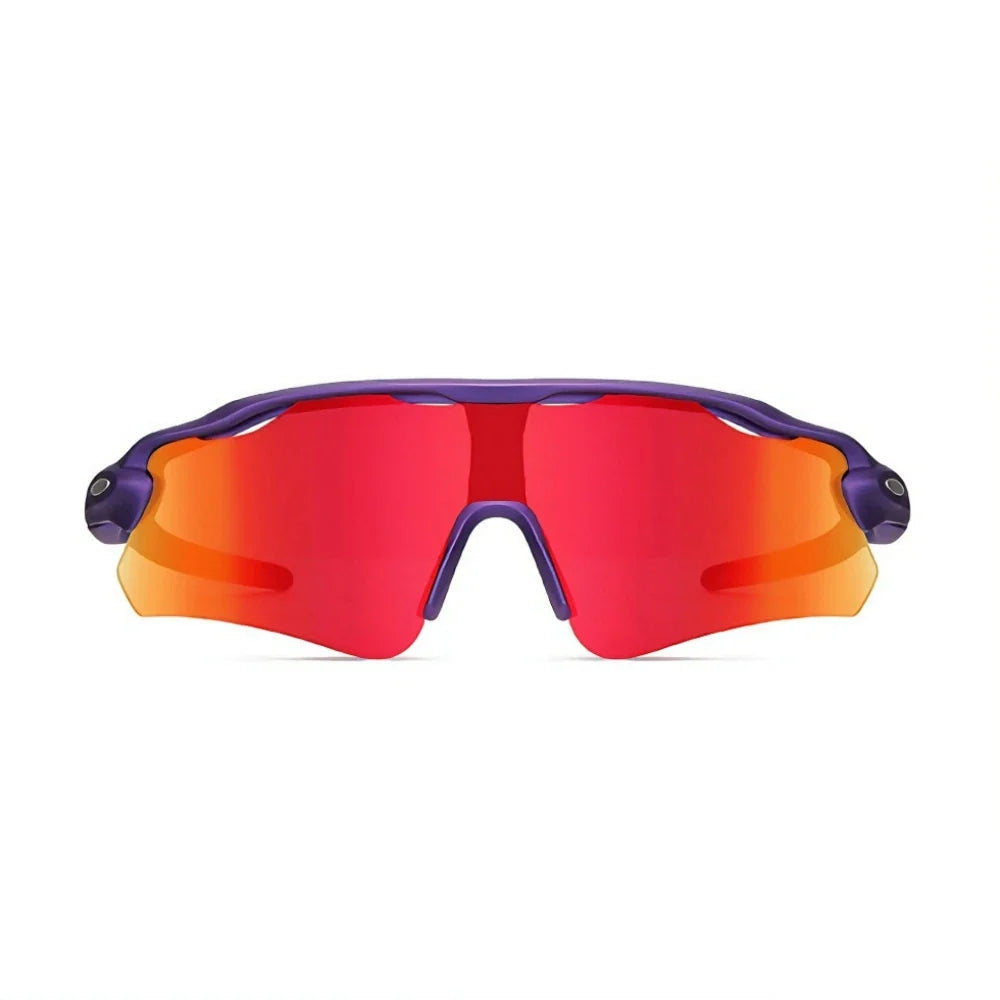Cycling Sunglasses Men UV Blocking Windproof Marathon Climbing Goggles Sports Eyewear for Outdoor Activities