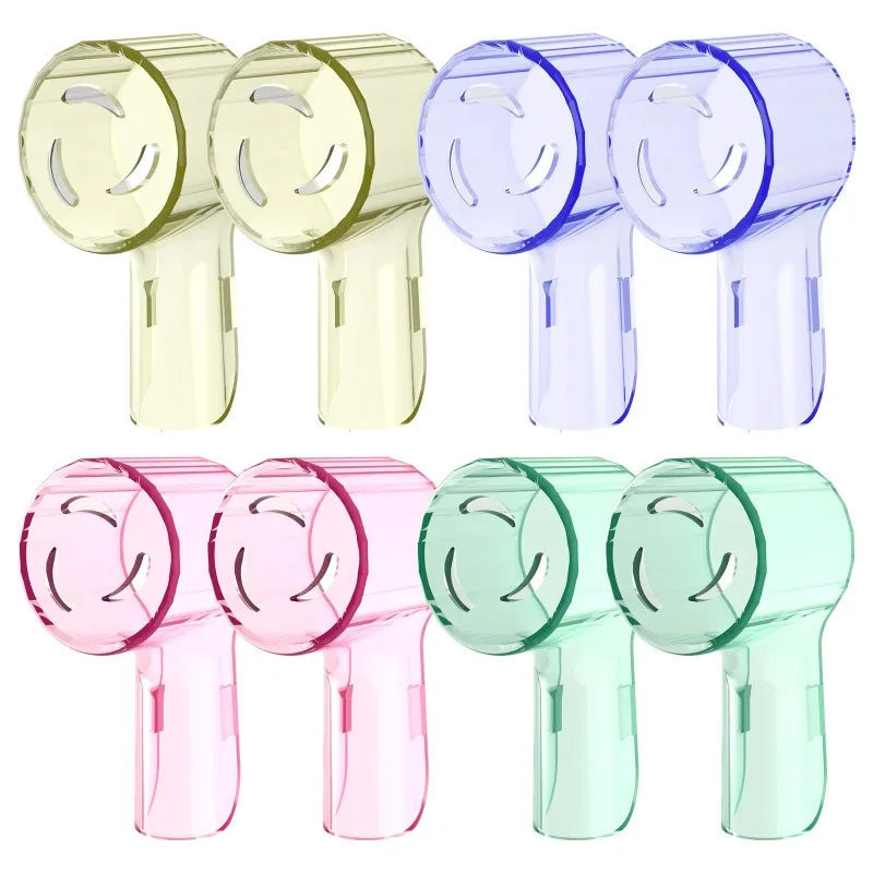 Toothbrush Dustproof Covers Caps Compatible with Braun Oral B Replacement Heads & iO Series Electric Toothbrush Head Protector