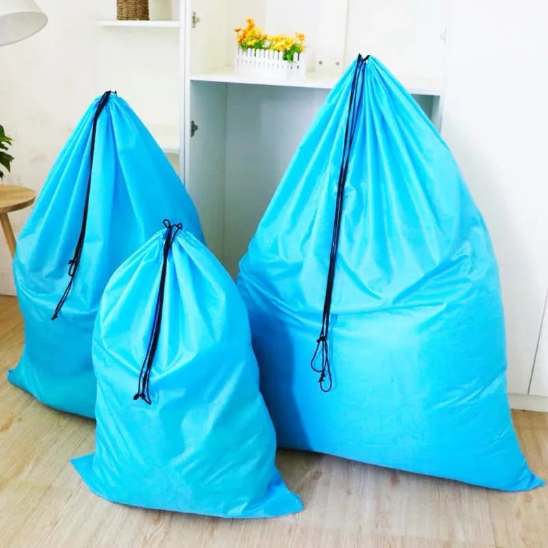 Big Size Large Capacity Waterproof Storage Bags Drawstring Sturdy Home Organize Grocery Dust Bag Oversized Quilt Storage Bag