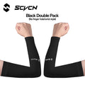 SCVCN 1Pair Breathable Hand Cover Cooling 1Pair Arm Sleeves UPF50+ Sun Protection Outdoor Cycling Sun BikingIce Fabric Sleeve