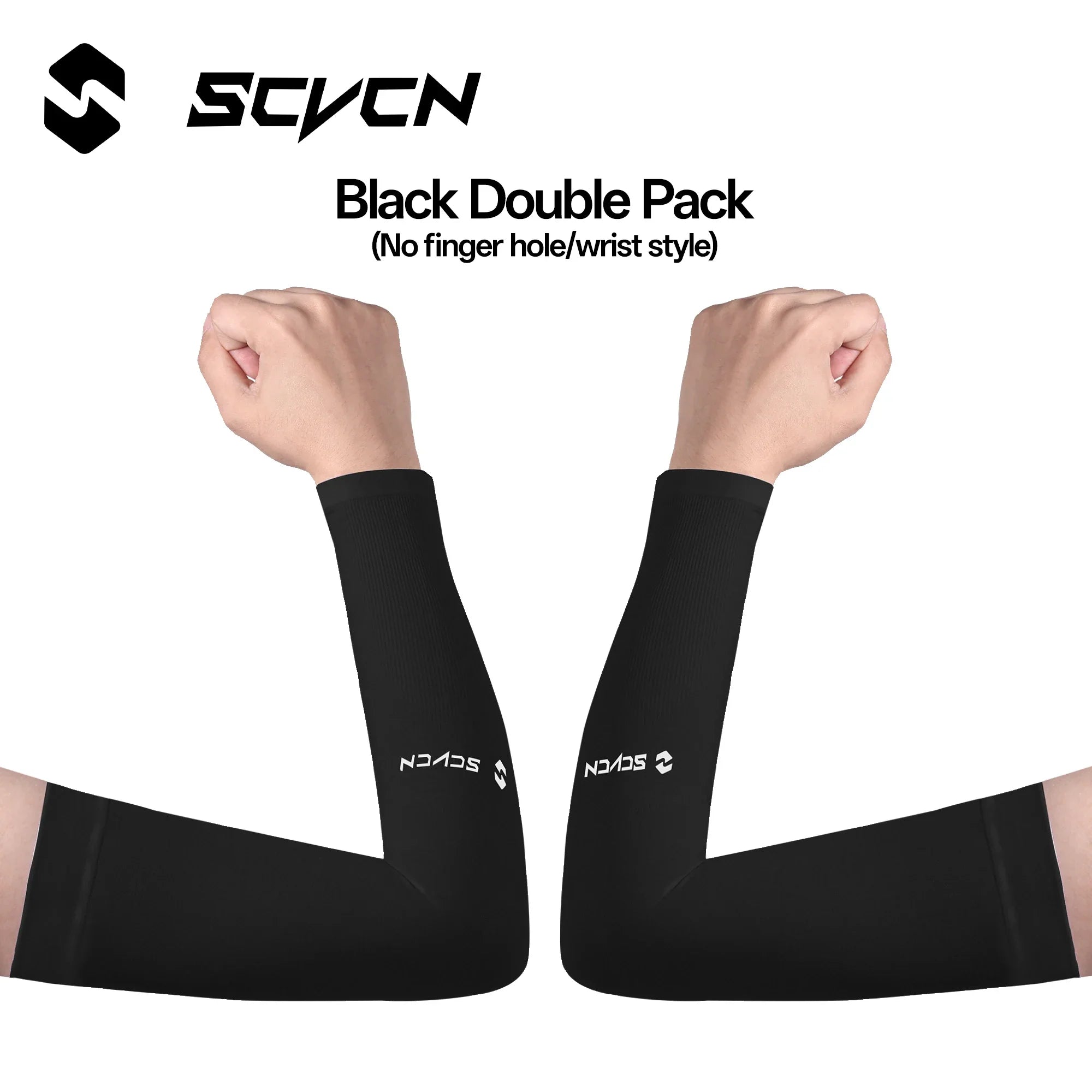 SCVCN 1Pair Breathable Hand Cover Cooling 1Pair Arm Sleeves UPF50+ Sun Protection Outdoor Cycling Sun BikingIce Fabric Sleeve