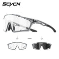 SCVCN New Photochromic Cycling Glasses Outdoor Bike Men Women MTB Road Bicycle Sports Sunglasses Mountaineering UV400 Goggles