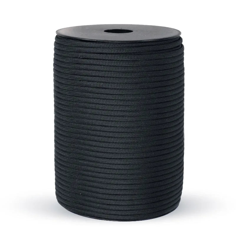 100M/50M 550 Military Standard 9-Core Paracord Rope 4mm Outdoor Parachute Cord Survival Umbrella Tent Lanyard Strap