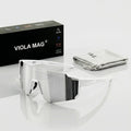 VIOLA MAG Unisex Sports Sunglasses, Oversized Frame Cycling Glasses, Lightweight TR90 Lenses, Non-slip for Running, Fishing, Hik