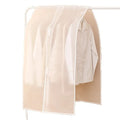Translucent Waterproof Dustproof Clothes Hanging Garment Bag, Wardrobe Storage Organizer for Suits Dresses
