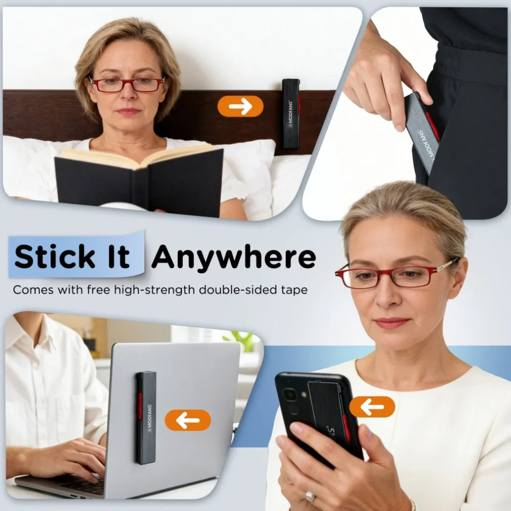 Reading Glasses Women Men TR90 Blue Light Blocking Anti UV/Eyestrain Foldable Compact Readers Ultra Thin Lightweight Folding