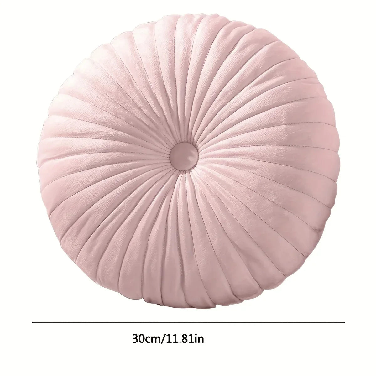 9 colors optional, round throw pillow cushion, soft and comfortable, living room bedroom sofa waist cushion thickened