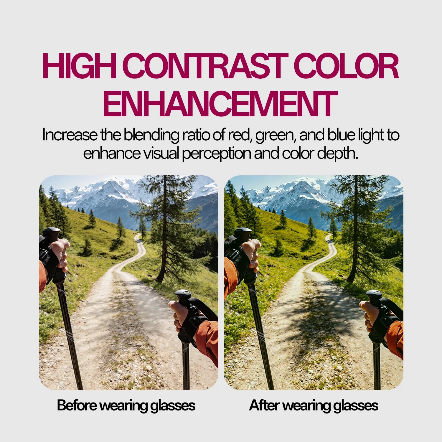 SCVCN Mountain Climbing Glasses Men Running Sunglasses Women MTB Hiking Bicycle Cycling Goggles UV400 Outdoor Sports Protection