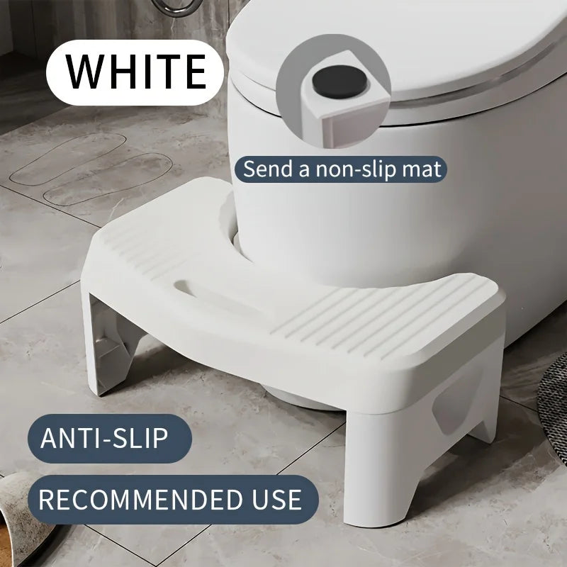Home Thickened Toilet Foot Stool Squatting Helper Anti Slip Step Stool for Adult Children Pregnant Women Bathroom Foot Rest