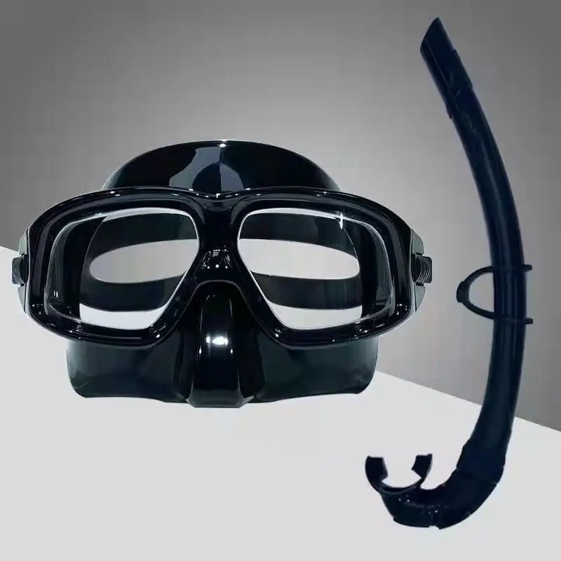 Diving Mask Free Diving Surface Mirror High Definition Anti-Fog Lens Snorkeling Mask Equipment