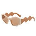 2023 New Curved Legs Cat Eye Sunglasses Women Trending Punk Vintage Shades Brand Designer Gafas Luxury Sun Glasses Eyewear UV400