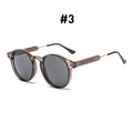 VIVIBEE Gothic Transparent Women Vintage Square Sunglasses 90s Round Sun Glasses 2026 Trending Products UV400 Men Shades