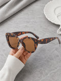 Ladies' Classic Cat Eye Sunglasses, Thick Framed Retro Trendy Outdoor Sunglasses