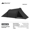 ShineTrip Lightweight 2-Person Tunnel Tent Oxford Cloth Waterproof Sunscreen Portable Outdoor Travel Camping Tent
