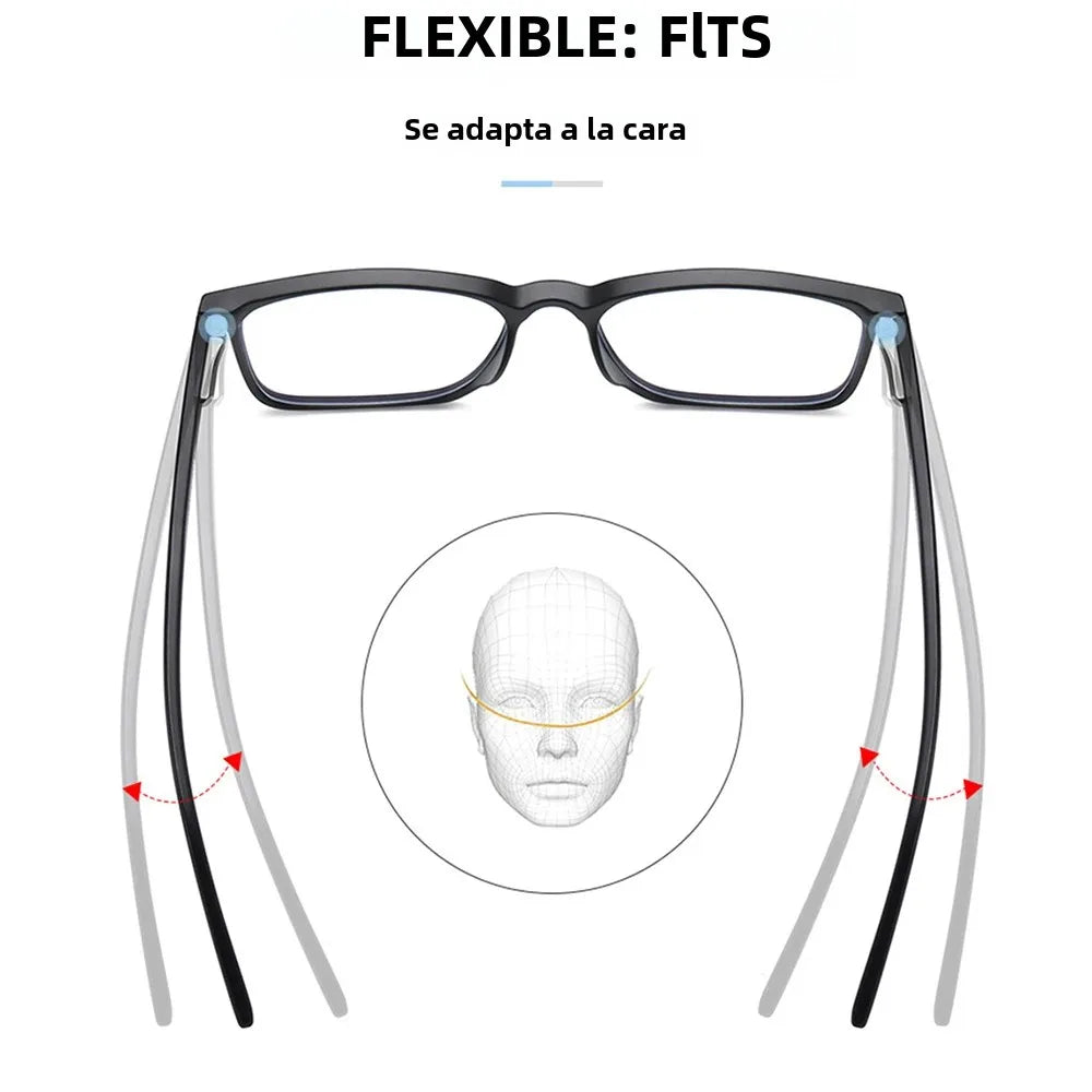 VIVIBEE 2026 Square Blue Light Blocking Glasses Men TR90 Light Frame Anti Blue Ray Eyeglasses Women Classic Computer Eyewear