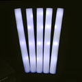 30Pcs RGB LED Glow Foam Stick Bulk Colorful LED Glow Sticks Cheer Tube Dark   Light Birthday Wedding Party Supplies