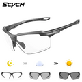 SCVCN Photochromic Bike Glasses UV400 Men Women Cycling Sunglasses MTB Mountain Outdoor Sports Eyewear Driving Fishing Camping