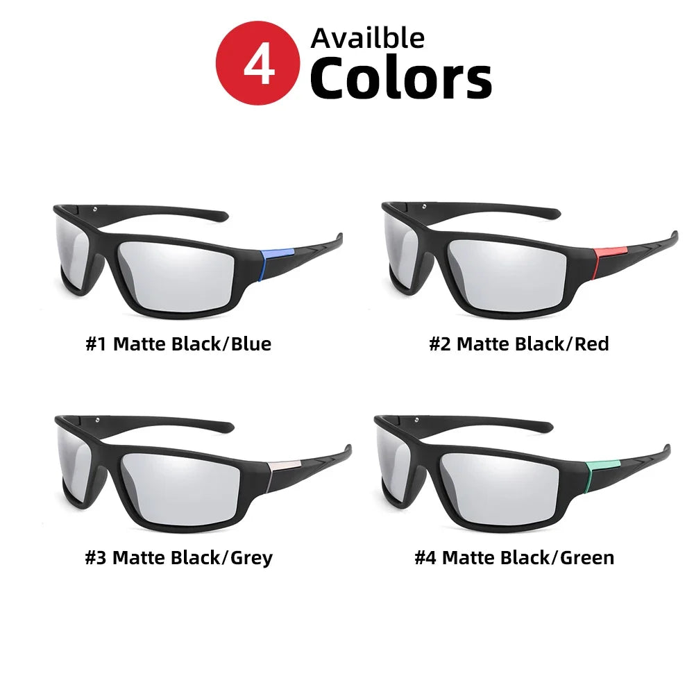 VIVIBEE Men Photochromic Sunglasses Black Sports Goggles Women Color Changing Polarized Driving 2026 Discoloration Sun Glasses