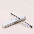 Portable Pen Holder Style Reading Glasses, Ultra-Light Metal, Anti-Blue Light, High-End Glasses for the Elderly.
