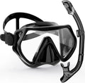 Diving Mask Snorkeling Set - Silicone Swimming Glasses - Snorkeling Tube - For Adult Snorkeling Only