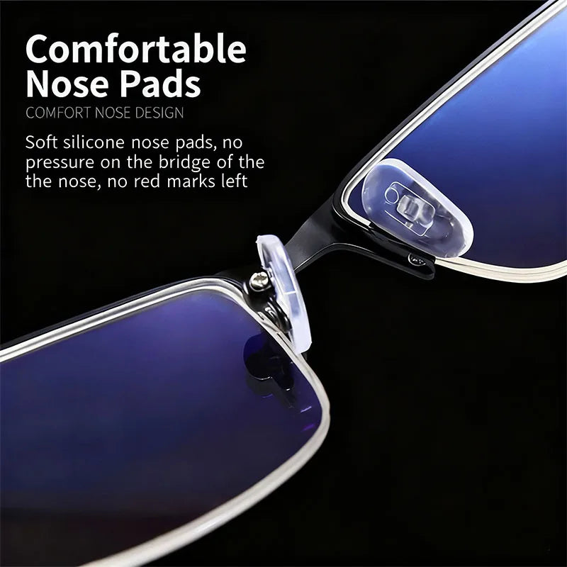 Men Reading Glasses Retro Business Hyperopia Glasses Anti Blue Light Reading Glasses 0 +1.0 To +4.0 Glasses