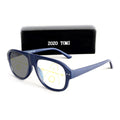 Progressive Multifocal Reading Glasses Men Women Oval Photochromic Presbyopic Eyeglasses Classic Rivet Anti Blue Light Diopter