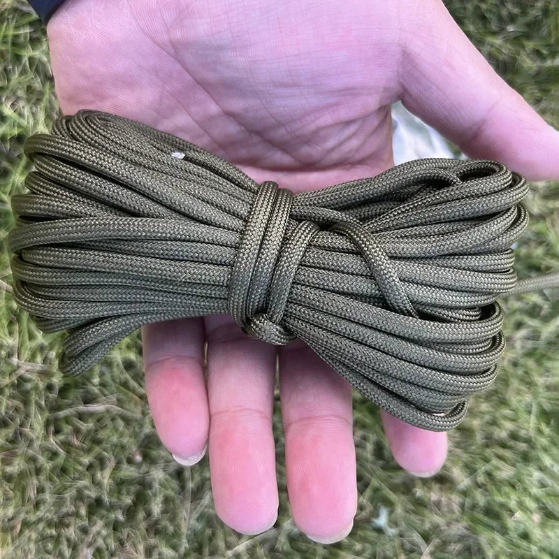550 Paracord 7 Strand 4mm Durable Camping Accessories Outdoor Survival DIY Bracelet Rope Hiking Clothesline Camping Gadgets