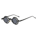 New Retro Round Two In One Pure Titanium Women Sunglasses Y2K Personality Steampunk Style High Quality Men Gafas De Sol UV400