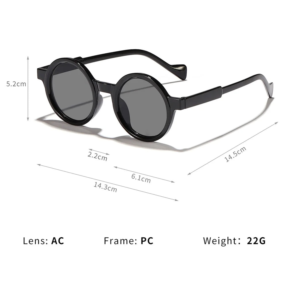New Round Sunglasses Women Fashion Men Shades Retro Trending Retro Sun Glasses UV400 Female Oculus Gafas