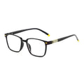 Square-framed reading glasses, anti-blue light and anti-fatigue, specially designed for middle-aged and elderly people, unisex.