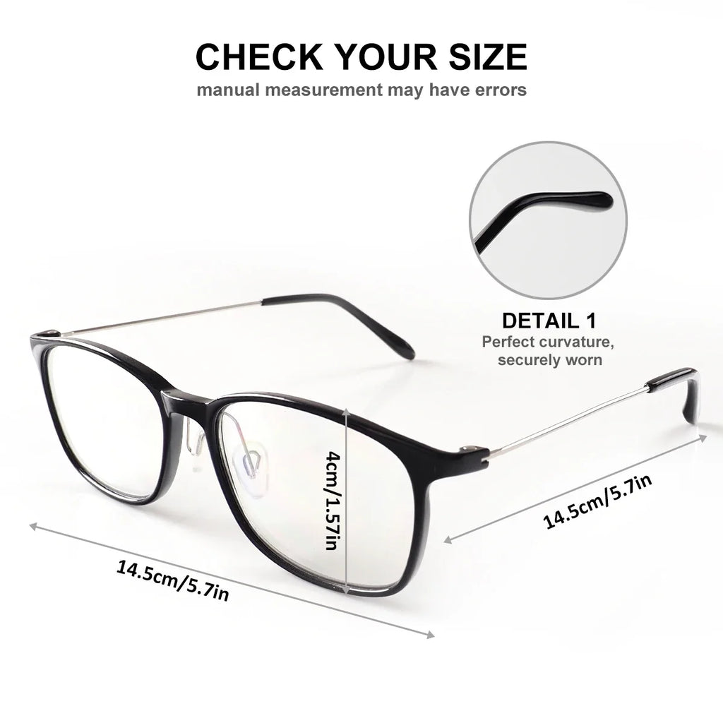 Progressive Multifocal Reading Glasses Photochromic Men Women Flexible Temples Anti Blue Light Computer Presbyopic Eyeglasses