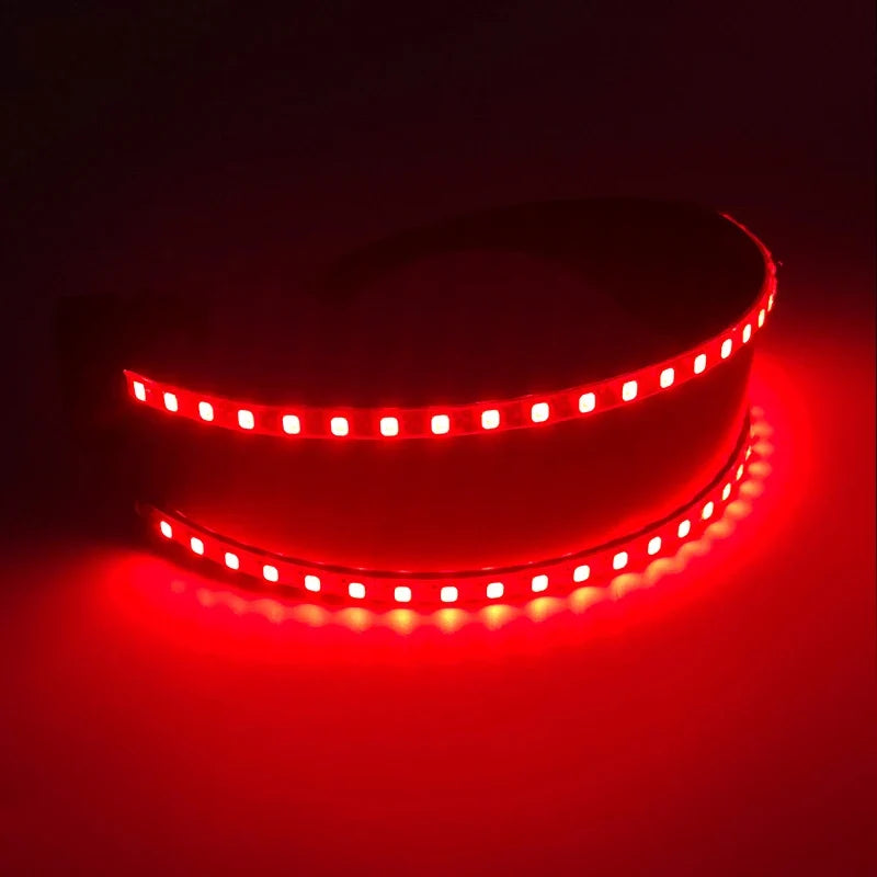 Glowing Glasses for Night Club Performers LED Glasses Party Dancing Rave Christmas 6V Led Futuristic Soldier Glasses Neon Lights
