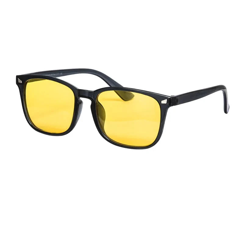 SHINU brand polarized anti blue light yellow lenses glasses men women driving eyeglasses night vision fishing eyeglasses