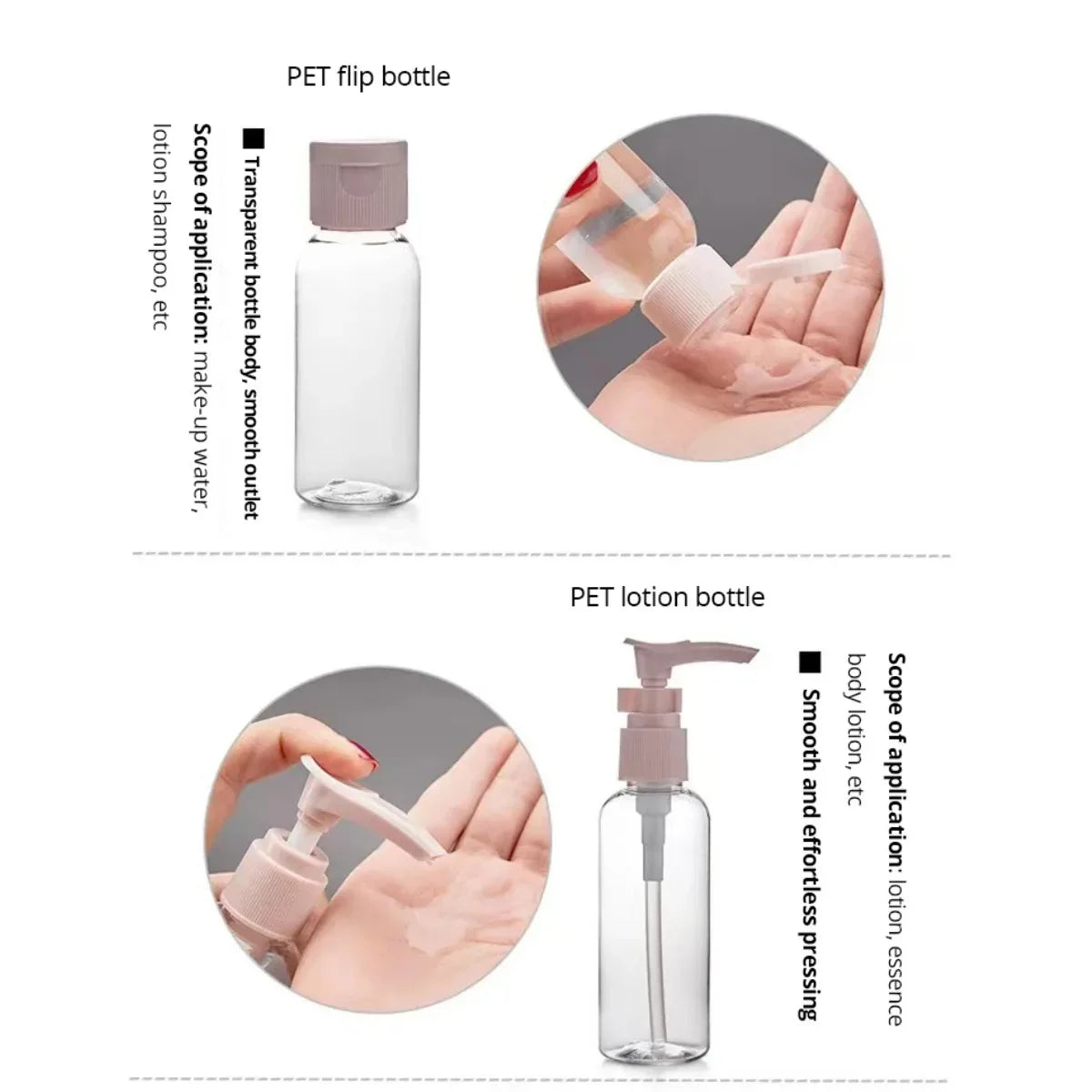 11Pcs Travel Bottles Set With Storage Bag Travel Size Empty Liquid Cream Lotion Containers Fine Mist Spray Bottle Squeeze Tubes