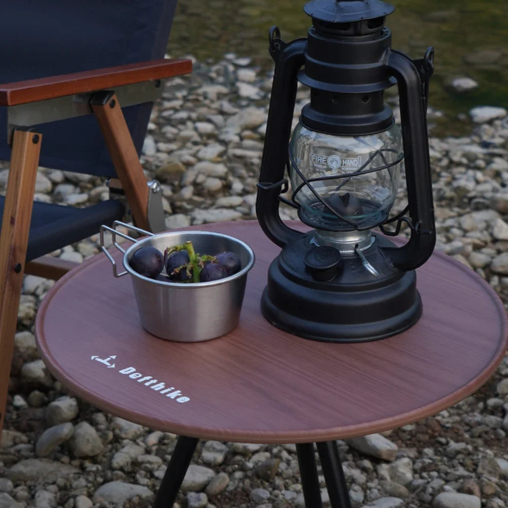Defthike Camping Folding Lift Removable Multi Unit IGT Table Light Stand Portable Camp Grill Table Outdoor Picnic Table
