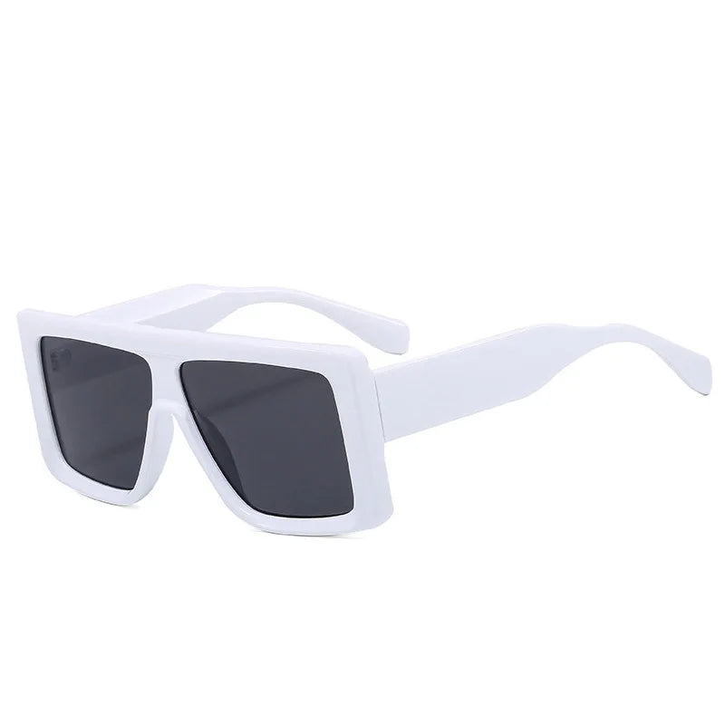 Fashion New Oversize Square Sunglasses Women Vintage Big Frame Shades Men Sun Glasses UV400 Eyewear Oculos Gafas