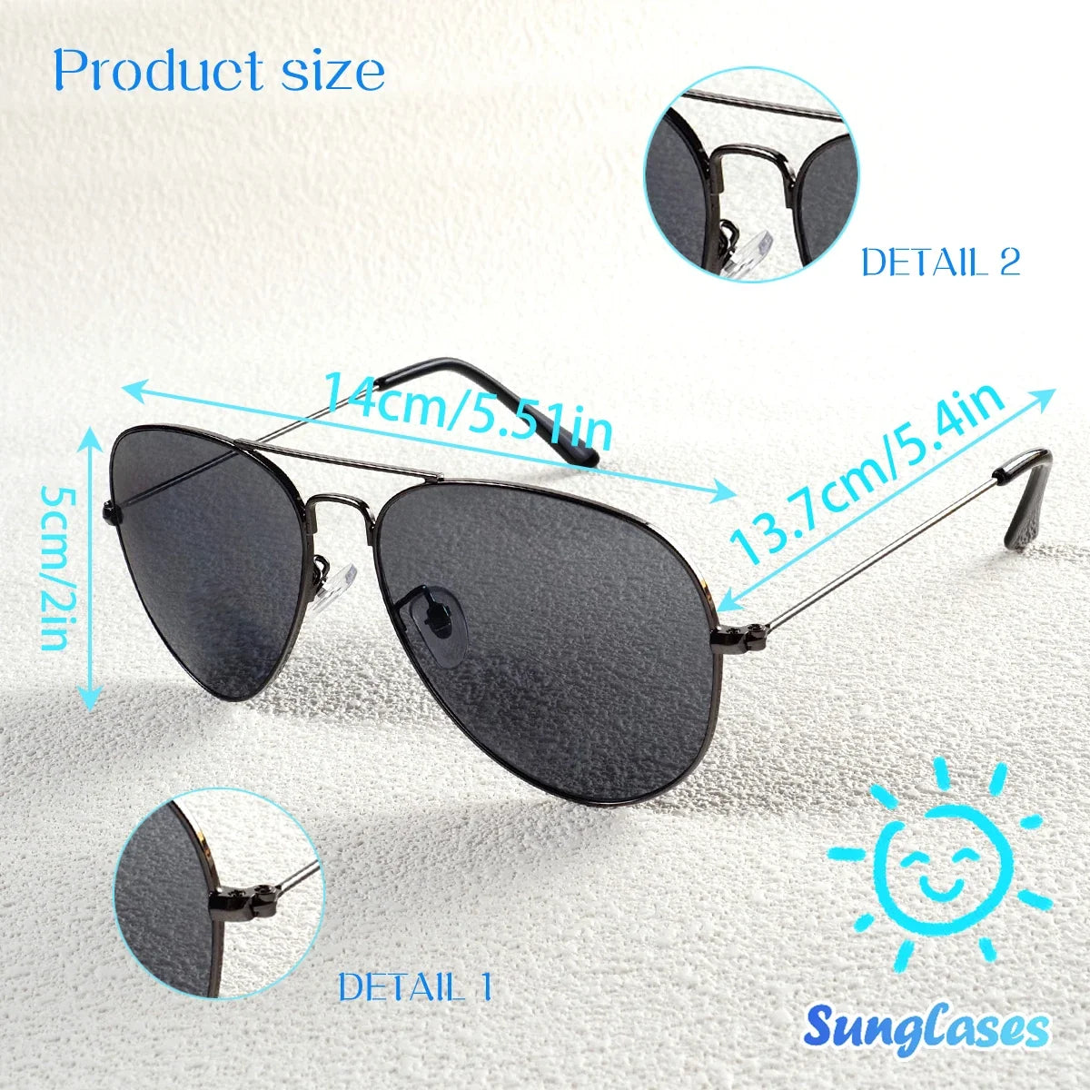 ZOZOTOMI Bifocal Reading Glasses Sunglasses Men Women Pilot Metal Frame Dual Focus Presbyopic Spectacles Coating Lens UV400
