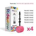 Ridenow Upgraded Metal Nozzle 700c Tpu Inner Tube External Thread Tube 700x18-32c Road Bike Removable Valve Cores Inner Tire