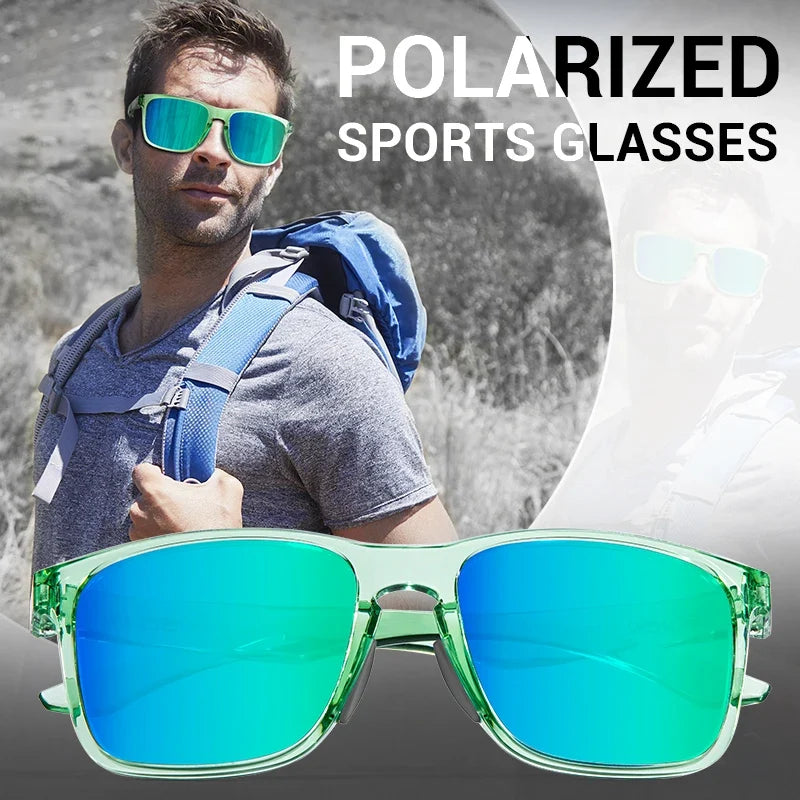 SCVCN Fishing Polarized Sunglasses Outdoor Sports Drving Hiking Glasses UV400 MTB Cycling Goggles Fishing Equipment Men