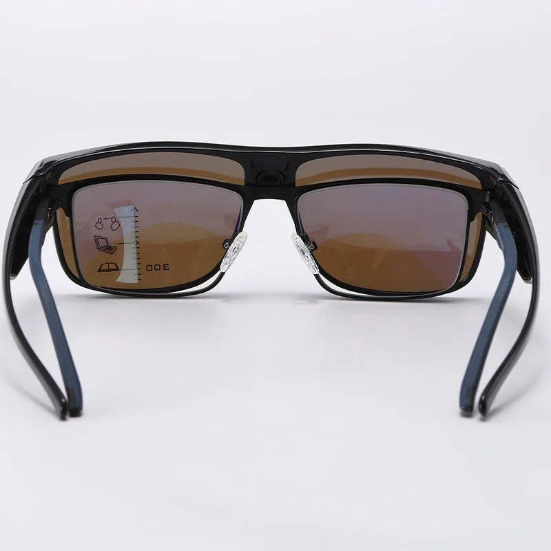 Fit Over Polarized Sunglasses for Men Women, Wrap Around UV400 Protection Eyewear for Driving & Outdoor Use