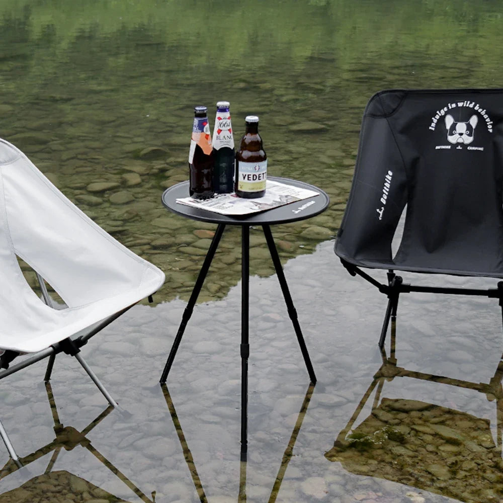 Defthike Camping Folding Lift Removable Multi Unit IGT Table Light Stand Portable Camp Grill Table Outdoor Picnic Table