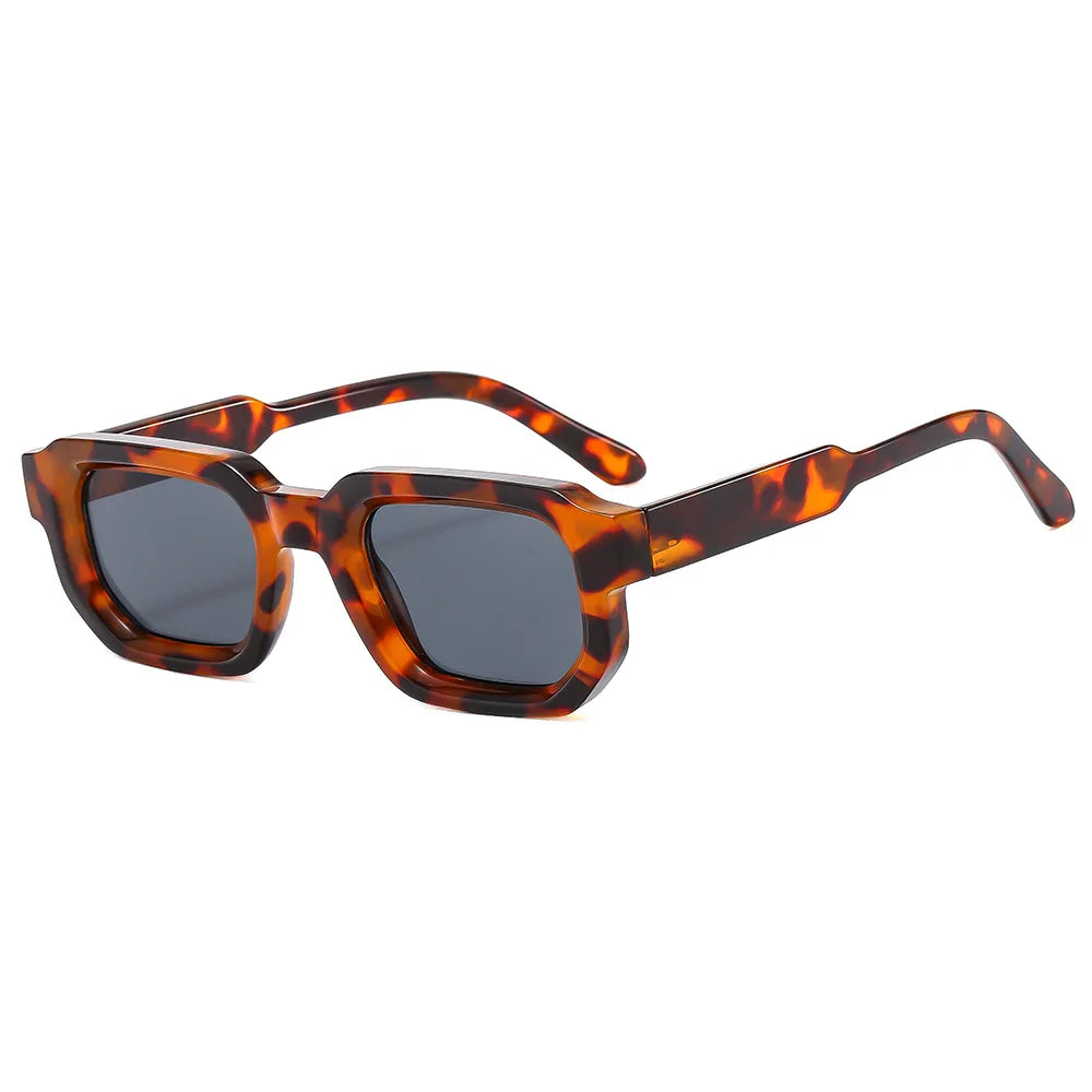 New Retro Square Sunglasses For Women Men Fashion Transparent Frame Glasses Eyewear Male Shades UV400 Brand Eyeglasse